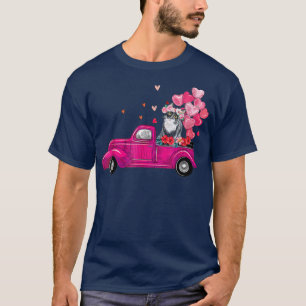 Tu söt lastbil cat valentines day costume boyflick t shirt