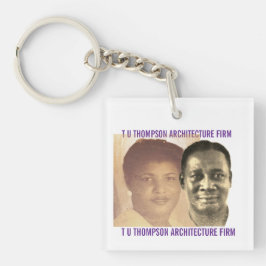 TU THOMPSON. ARCH FIRM. Acrylic Keychain