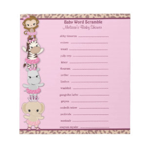 Tu Tu Cute Ballerina Ord Scramble TTC 40 sidor Anteckningsblock