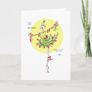 Tu Tu Fabulous Helgdag Card. Helgkort
