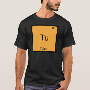 Tu - Tulsa City Chemistry Inslag-symbol T-Shirt