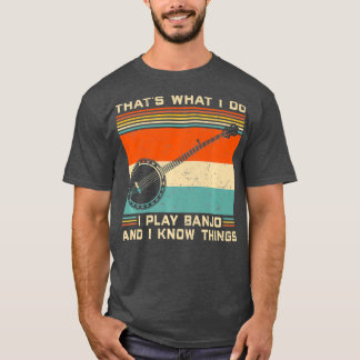 Tu Vintage Banjo Players Costume Musician T Shirt