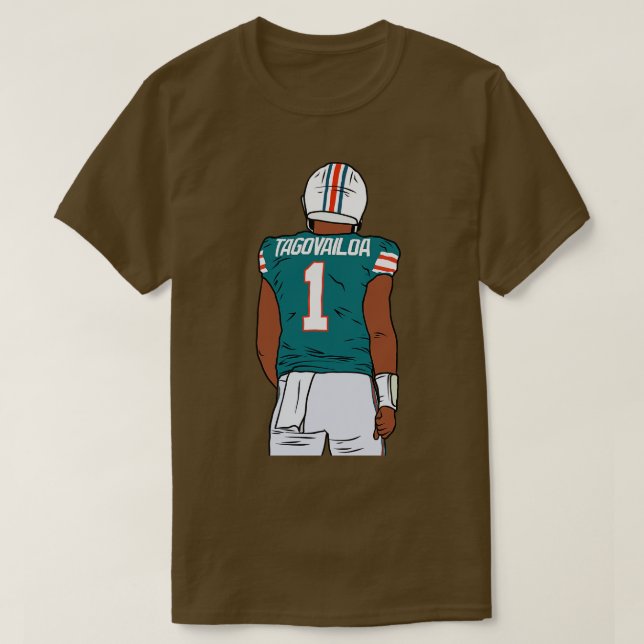 Tua Tagovailoa BackTo TShirt T Shirt (Design framsida)