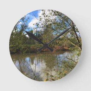 Tualatin River, Oregon Rund Klocka