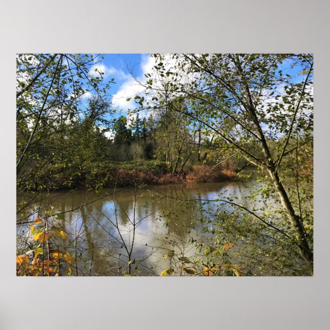 Tualatinfloden, Oregon Poster (Framsidan)