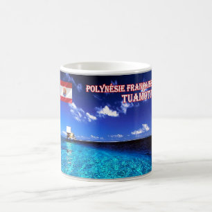 Tuamotu - Fransk Polynesien - Panorama - Kaffemugg