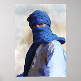 Tuareg i Blug Poster