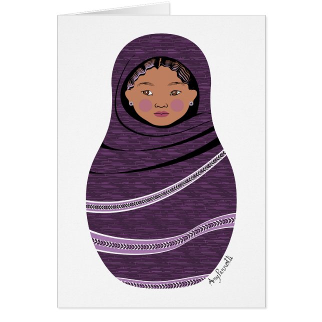 Tuareg Matryoshka Card OBS Kort (Framsidan)