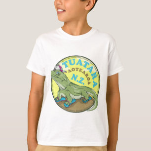 Tuatara Wearing Jandals T Shirt