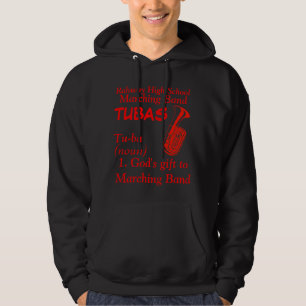 Tuba01-08 Rahway högstadium som marscherar Hoodie