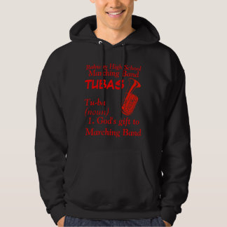 Tuba01-08 Rahway högstadium som marscherar Hoodie