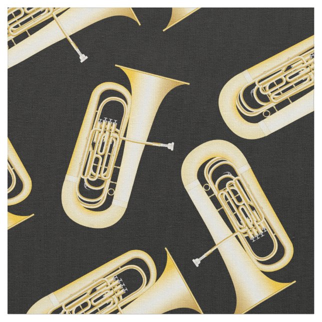 Tuba Band Music Musician Rumsdekan Tyg (Närbild)