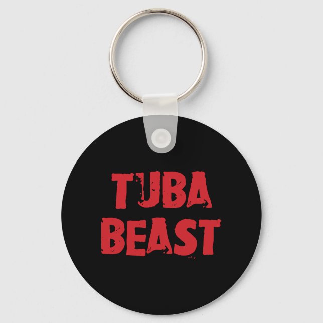 Tuba Beast Keychain Nyckelring (Framsida)