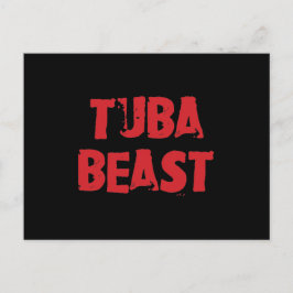 Tuba Beast-vykort Vykort