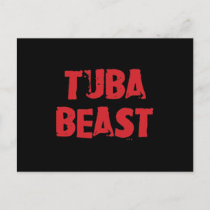Tuba Beast-vykort Vykort