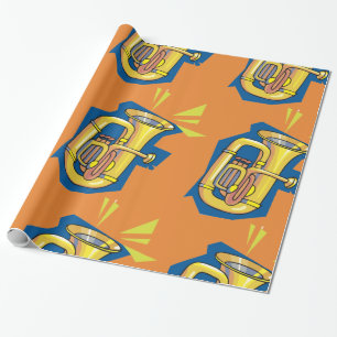 Tuba Bleckinstrument Ljus Musik Orkester Presentpapper
