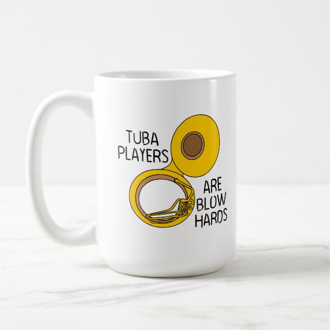 Tuba Blow Hards Kaffemugg (Vänster)