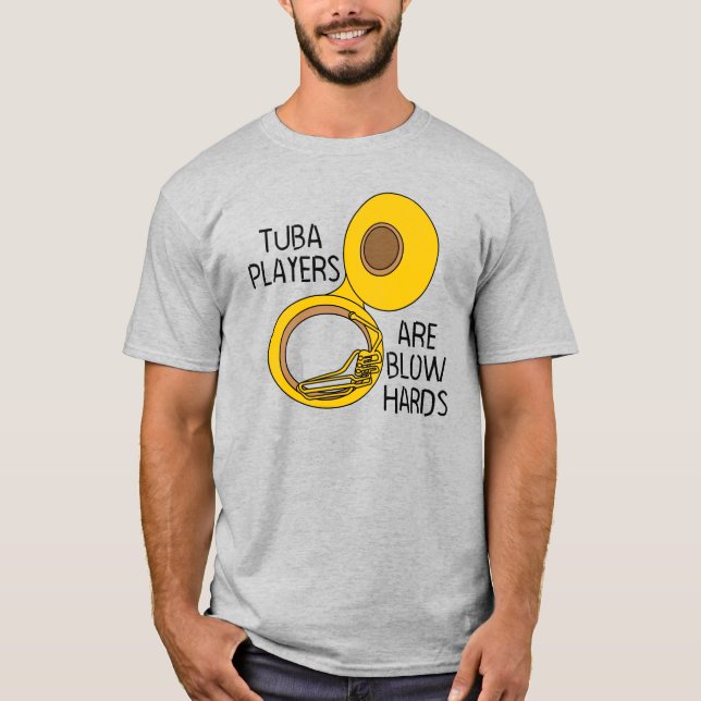 Tuba Blow Hards T Shirt (Framsida)