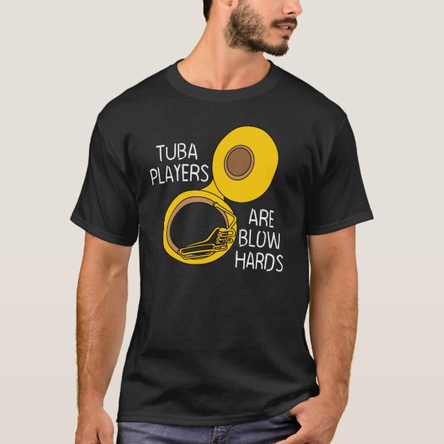 Tuba Blow Hards T Shirt (Framsida)