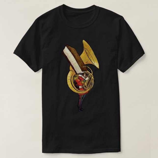Tuba Cream Sandwich T Shirt (Design framsida)