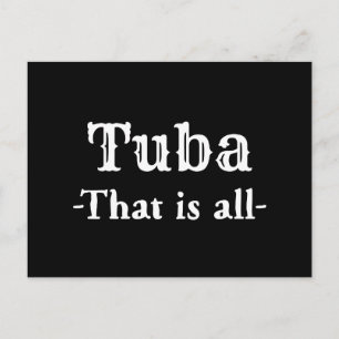 Tuba Det Är Allt Rolig Musik Vykort