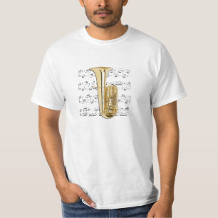 Tuba för skjorta (tända) - - välj din färg tee shirt