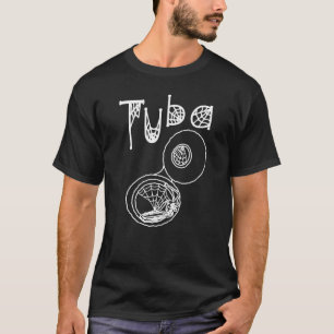 Tuba Halloween Cobwebs T Shirt