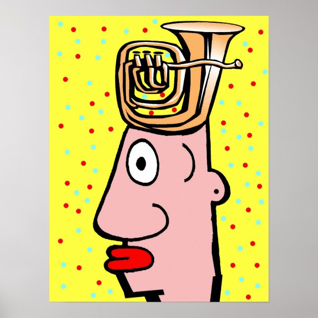 Tuba Head Poster (Framsidan)