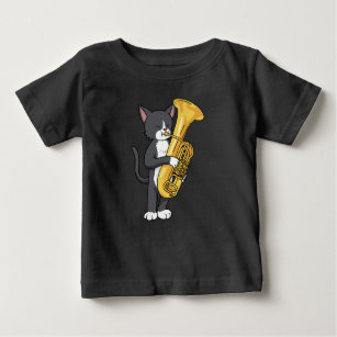 Tuba i Tuxedo-gruppen ger kvinnor Manar Marching B T Shirt
