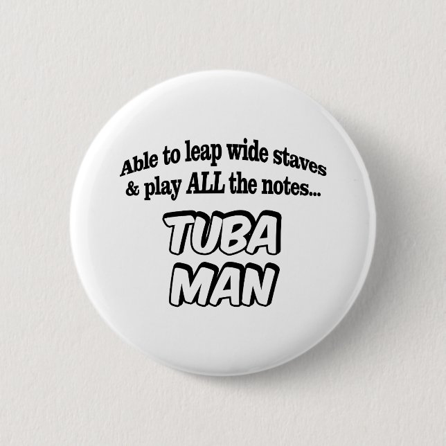 Tuba Man - Music Superthea Knapp (Framsida)