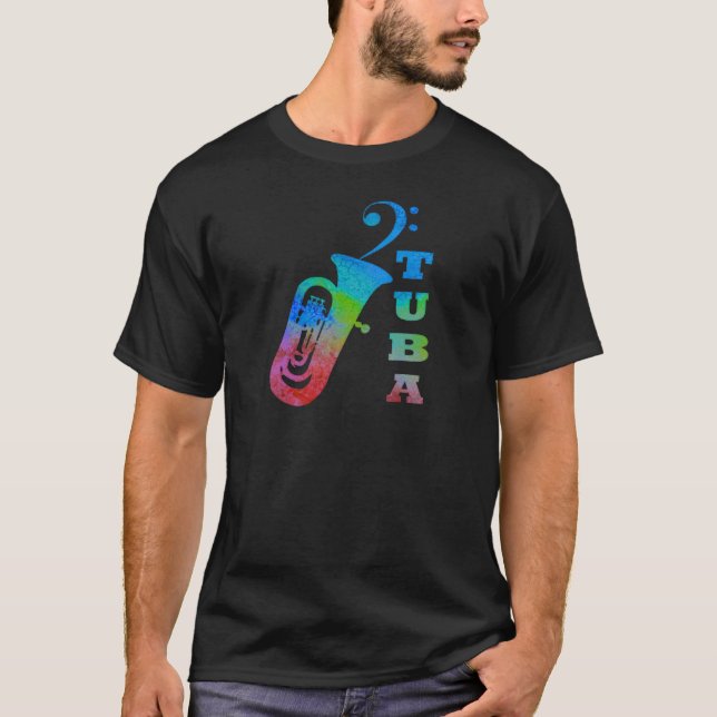 Tuba med basklav t-shirt (Framsida)