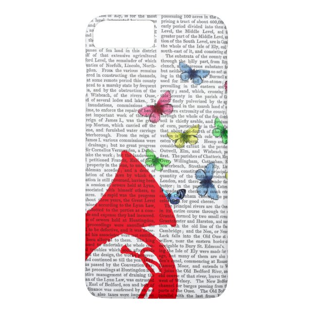 Tuba med Butterflies Case-Mate iPhone Skal (Baksida)