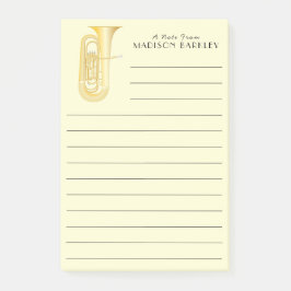 Tuba Music Teacher Post-it Block