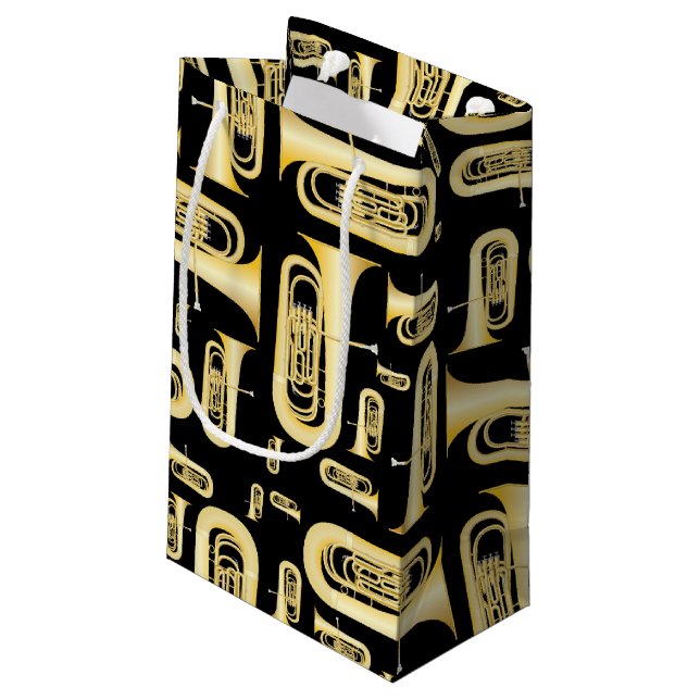 Tuba Musician Band Teacher Medium Gift Bag (Baksidan Vinklad)