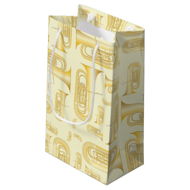 Tuba Musician Band Teacher Medium Gift Bag (Baksidan Vinklad)