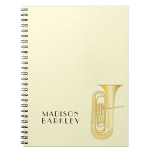 Tuba Musician Band Teacher Notebook Anteckningsbok