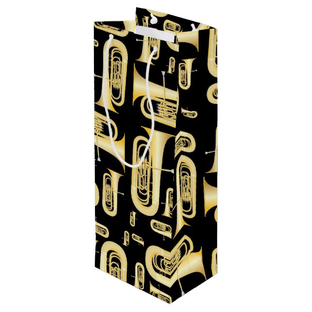 Tuba Musician Band Teacher Vin Gift Bag (Baksidan Vinklad)