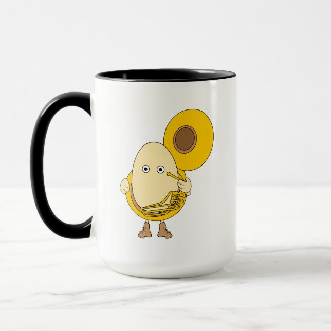 Tuba Player Egghead Mugg (Vänster)