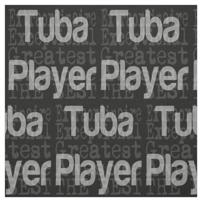 Tuba Player Extraordinaire Tyg (Provkarta)
