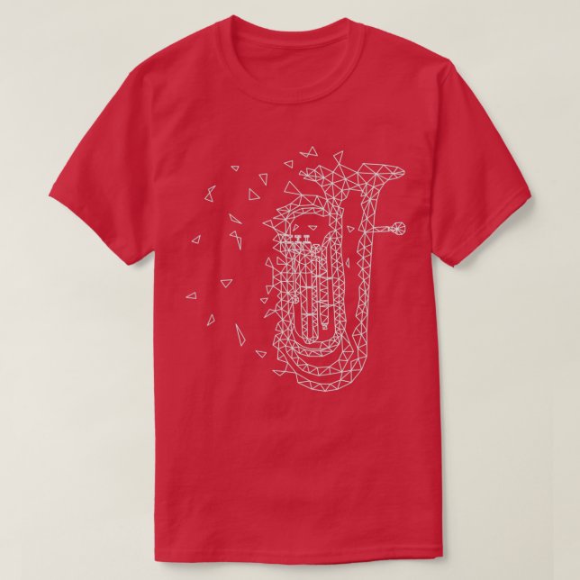 Tuba Player Gift Idea  T Shirt (Design framsida)