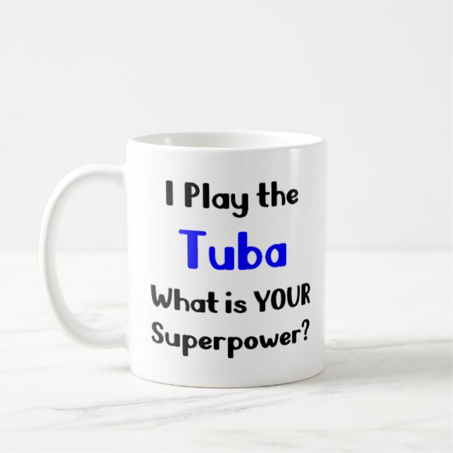 tuba player kaffemugg (Vänster)