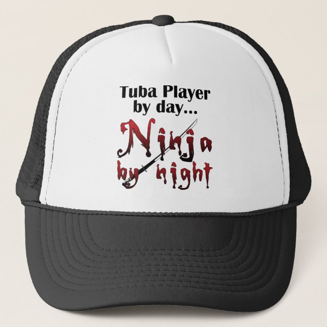 Tuba Player till dag... Truckerkeps (Framsida)