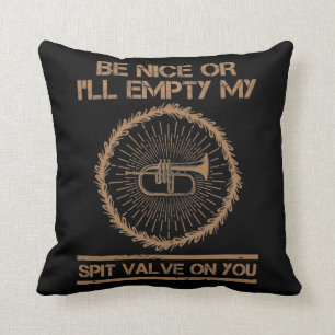 Tuba Player Vind Brass Instrument Sarcasm Spit Val Kudde