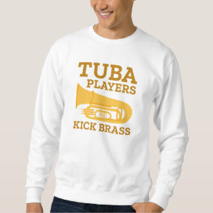 Tuba Players Kick Brass Lång Ärmad Tröja