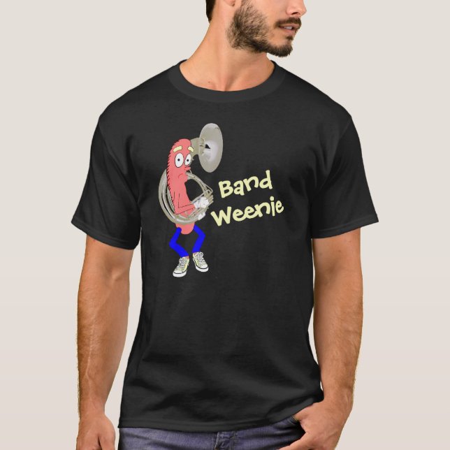 Tuba som leker T-tröja för musikbandWeeniemörk T-shirt (Framsida)