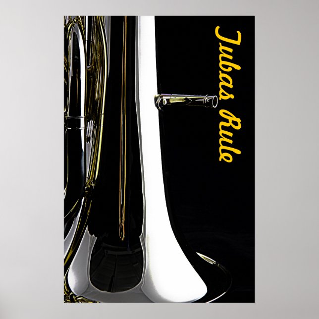 Tuba Souasphone Band Musician Poster (Framsidan)