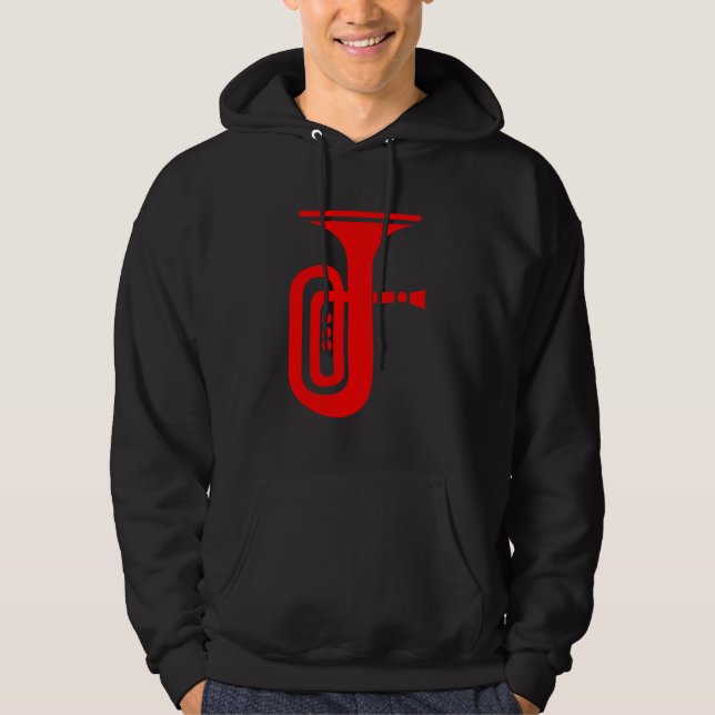 Tuba Sweatshirt Med Luva (Framsida)