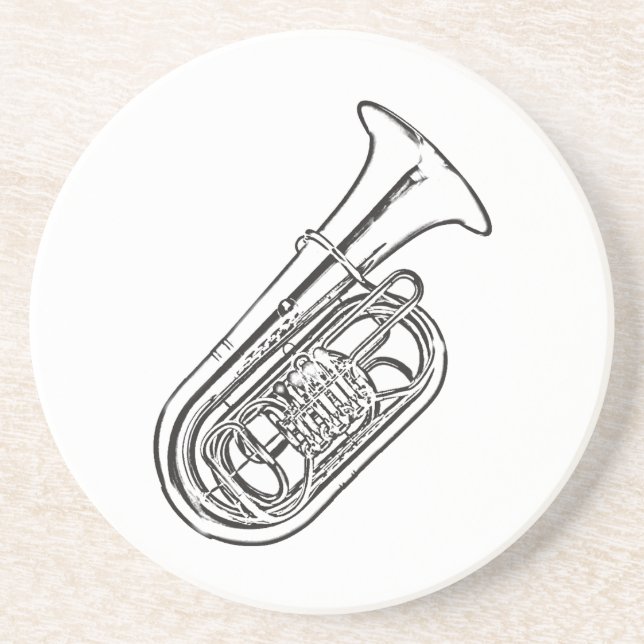 Tuba "Teckning" Underlägg (Framsidan)