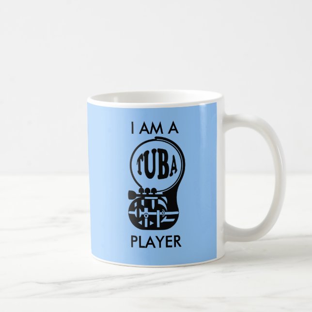 TUBA, Tuba Player Kaffemugg (Höger)
