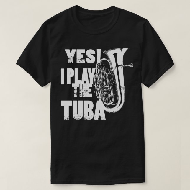 TubaBrass BandOrchestraJazzMusic 1 T Shirt (Design framsida)